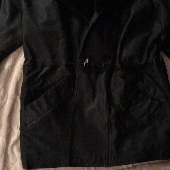 Winlit New York Black Leather Coat - Picture 3 of 8